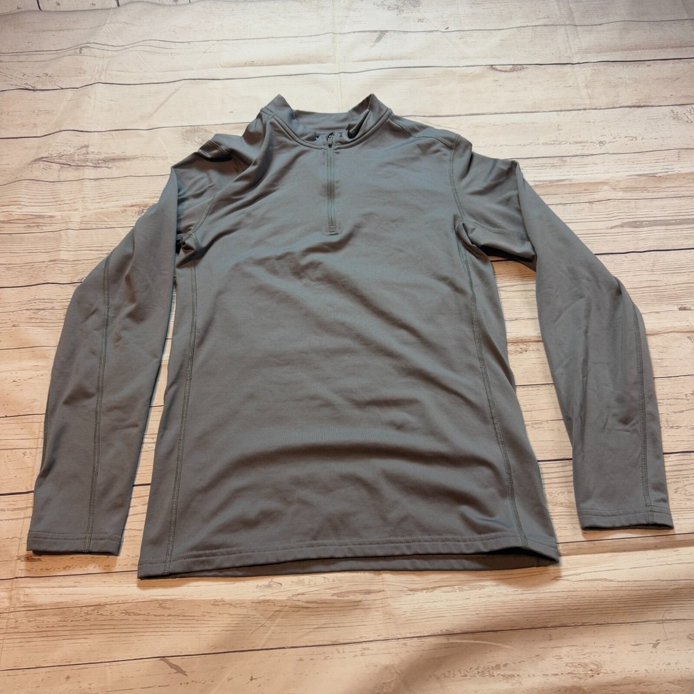 Nike 1/4 Zip Dri-Fit Gray Pullover Sweater Fitted Men's‎ Size Small